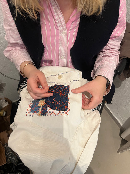 Tre aftner med sashiko, boro og japanske desserter