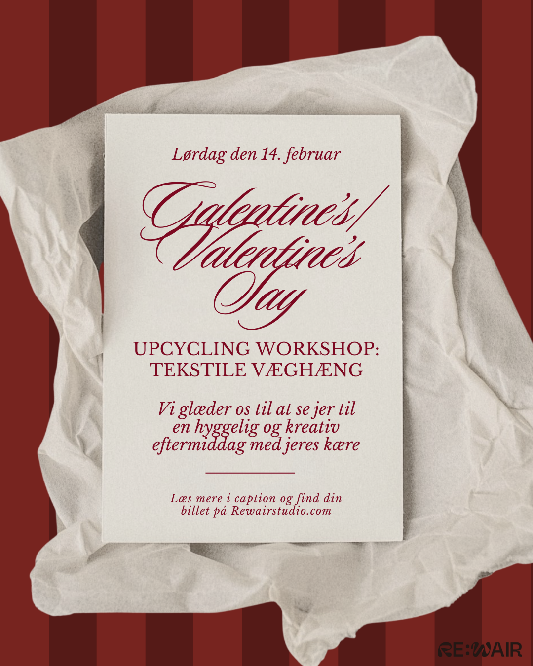 Galentine's / Valentine's Day Workshop: Tekstile Væghæng